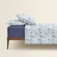 Євро постільна білизна з простирадлом на резинці SOFT PEONY CS6