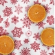 Скатертина на стіл водовідштовхувальна 140х180 SNOWFLAKES