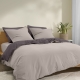 Двоспальна постільна білизна з простирадлом на резинці URBAN QUARTZ CS1