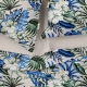Полуторна постільна білизна з простирадлом на резинці TTROPICAL PALM CS2