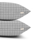Полуторна постільна білизна з простирадлом на резинці GREY GEOMETRY CS5
