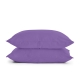 Двоспальна постільна білизна з простирадлом на резинці LIGHT PLUM