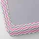 Набір простирадло на резинці 90х200 GREY / GREY ZIGZAG