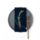 Набір із 4-х серветок 30х30 MINT FEATHER & DARK BLUE SATIN