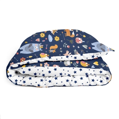 Підковдра дитяча 110х140 BLUE INDI ANIMALS
