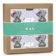 Фланелеві пелюшки 80х100 GIRL BEAR
