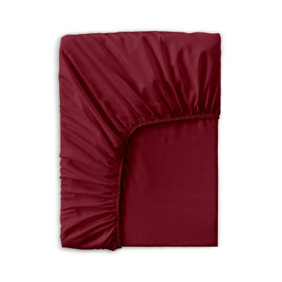 Простирадло на резинці сатин 200x200x25 MERLOT