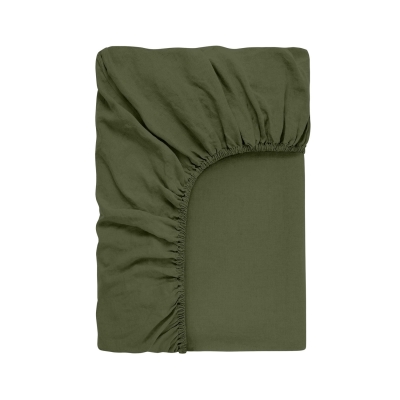 Простирадло на резинці з вареної бавовни 200x200x25 FOREST