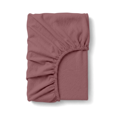 Простирадло на резинці з вареної бавовни 200x200x25 BLUEBERRY