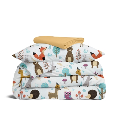 Підліткова постільна білизна COLORFUL ANIMALS CS1