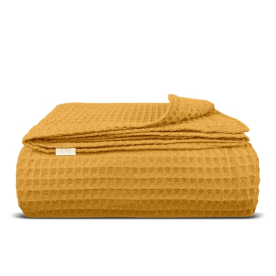 Плед покривало вафельне 160х230 Curcuma Greek Waffle