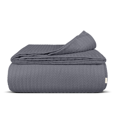 Плед покривало косичка 200х220 Stormy Knitted Braid