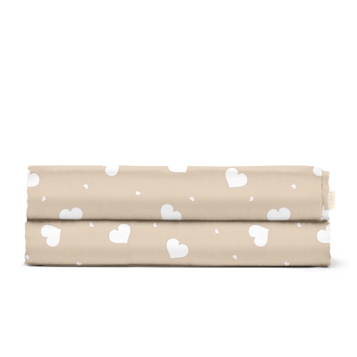 Простирадло 240х260 CREAM HEARTS