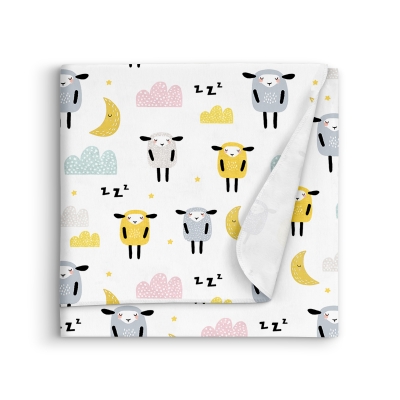 Фланелеві пелюшки 100х120 SHEEP YELLOW