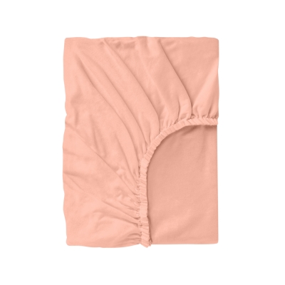 Простирадло на резинці фланель 90х190х25 PEACH