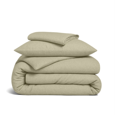 Підліткова постільна білизна фланель з простирадлом на резинці OLIVE CS2