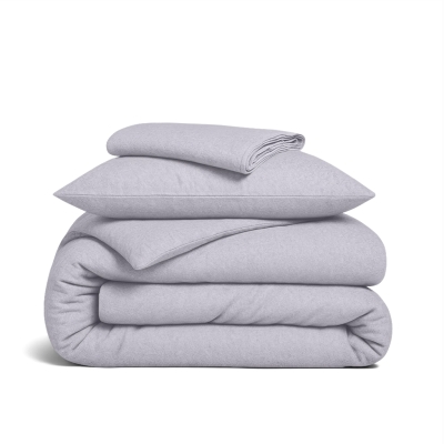 Підліткова постільна білизна фланель з простирадлом на резинці SILVER CS2