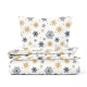 Дитяча постіль без простирадла фланель SNOWFLAKES CS4