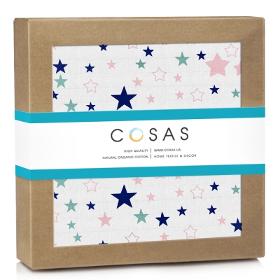 Пелюшка муслінова 80x100 Stars CS2