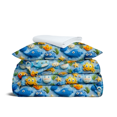 Дитяча постільна білизна в ліжечко OCEAN FRIENDS