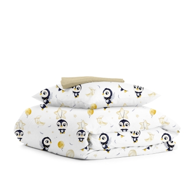 Дитяча постільна білизна в ліжечко PENGUINS CS1