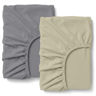 Набір простирадло на резинц фланель 80х160 SAND STONE