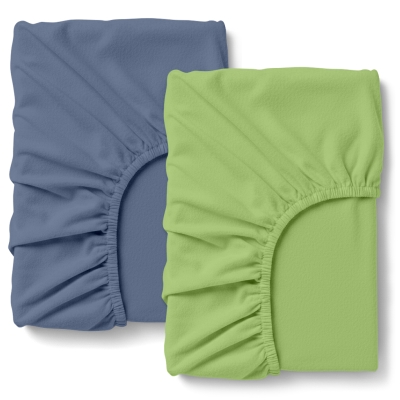 Набір простирадло на резинці фланель 200х200 FRESH LEAF