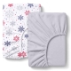 Набір простирадло на резинці фланель 200х200 SNOW DANCE