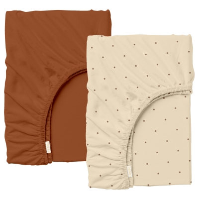 Набір простирадло на резинці 160х200 CINNAMON CREAM