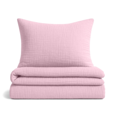 Підліткова постіль без простирадла муслін BABY BLUSH