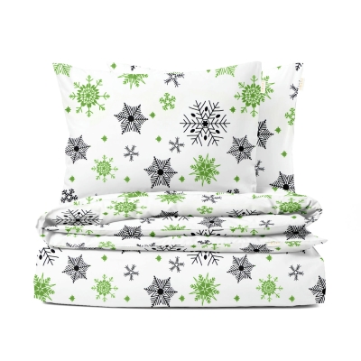 Євро постіль без простирадла SNOWFLAKES