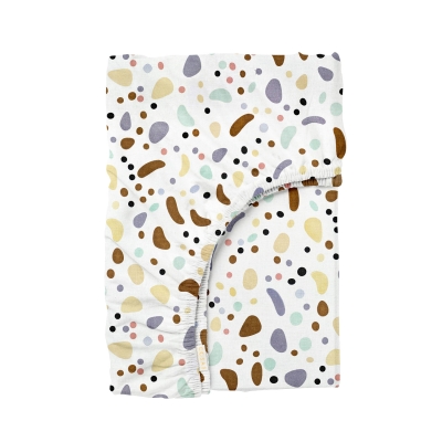 Простирадло на резинці 200х220х25 COLORFUL STONES