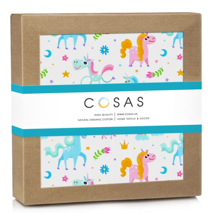 Дитячий непромокаючий наматрацник 70х140 UNICORN FUNNY