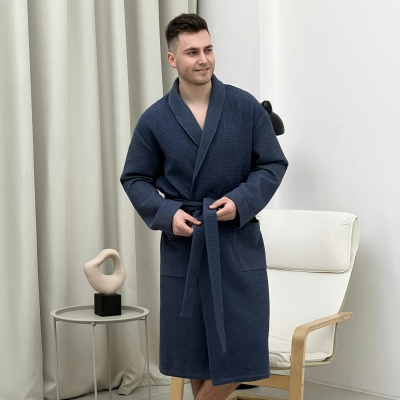 Елегантний чоловічий халат Zen Waffle Robe