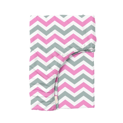 Простирадло на резинці 200x200 GREY ZIGZAG