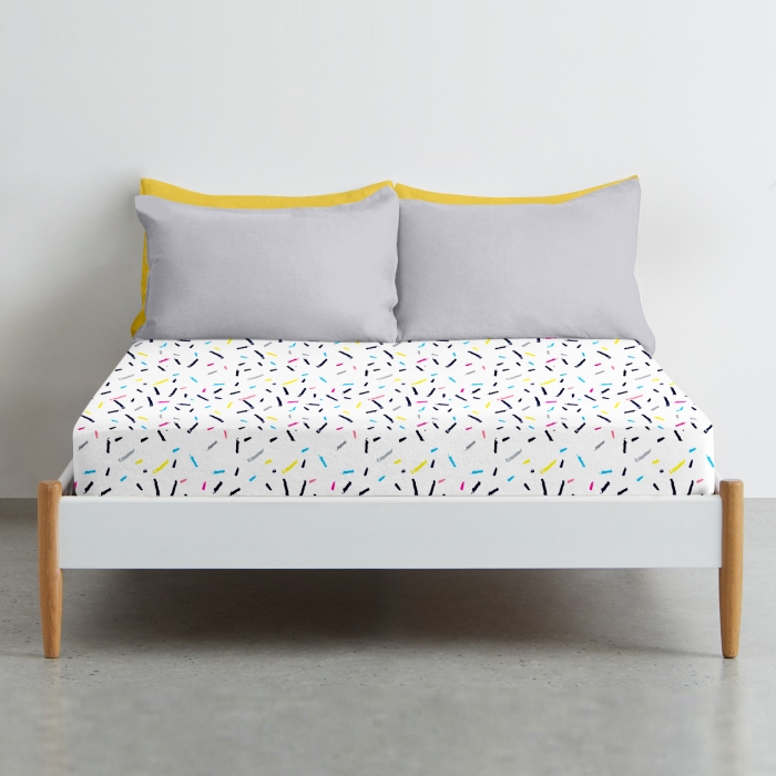 Дитяче простирадло 110х160 COLOR LINES CS1