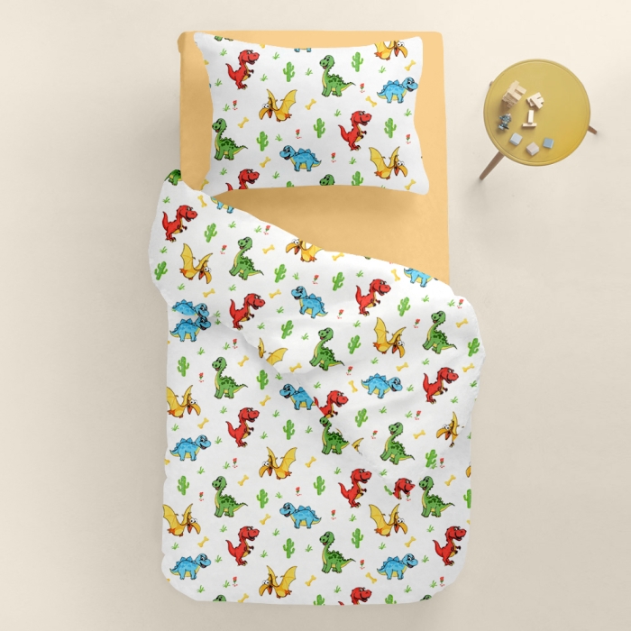 Підковдра полуторна 160х220 COLORFUL DINO