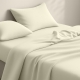 Євро постільна білизна фланель з простирадлом на резинці BISCUIT CS1