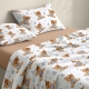 Дитяча постільна білизна фланель в ліжечко TEDDY BEAR CS2