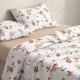 Підліткова постільна білизна фланель з простирадлом на резинці COZY CHRISTMAS CS4