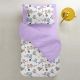 Дитяча постіль без простирадла OWL BEIGE FIO DOTS