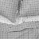 Полуторна постільна білизна GREY GEOMETRY CS6
