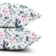 Двоспальна постільна білизна з простирадлом на резинці FLORENCE FLOWERS CS1