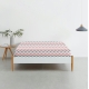 Набір простирадло на резинці 90х200 ROSE / GREY ZIGZAG