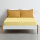 Простирадло на резинці 90х200 YELLOW ZIGZAG CS1