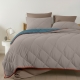 Покривало стьобане двостороннє на ліжко та диван 160x220 TAUPE STONE CS8