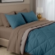 Покривало стьобане двостороннє на ліжко та диван 170x220 TAUPE STONE CS6