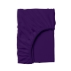 Полуторна постільна білизна з простирадлом на резинці DARK PLUM