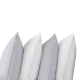 Набір наволочок на подушку 50х70 та 40х60 GREY / WHITE