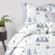 Євро постільна білизна з простирадлом на резинці DREAM WIGWAM